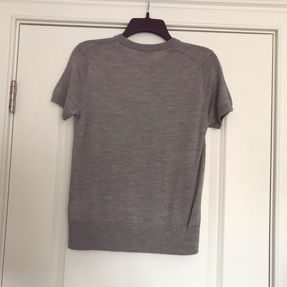 Brooks Bothers, Gray, Short sleeve, Sweater, Small - Picture 3 of 4